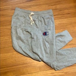 Men’s champion gray sweatpants